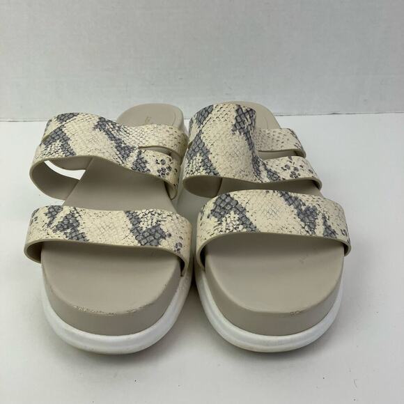 Cole Haan 2. Zerogrand Snake Print Slotted Slide Sandals W13317 Womens Sz 10.5 - Picture 2 of 16